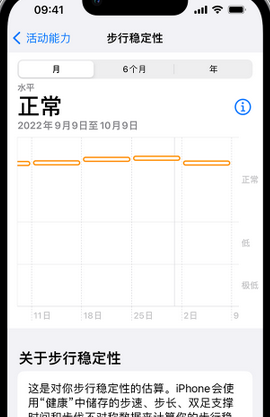 鄂尔多斯iPhone手机维修如何在iPhone开启'步行稳定性通知'