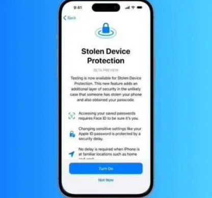 鄂尔多斯苹果授权维修店分享被盗设备保护功能开启方法 