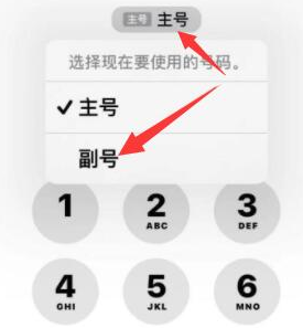 鄂尔多斯苹果14维修店分享iPhone 14 Pro Max使用副卡打电话的方法 