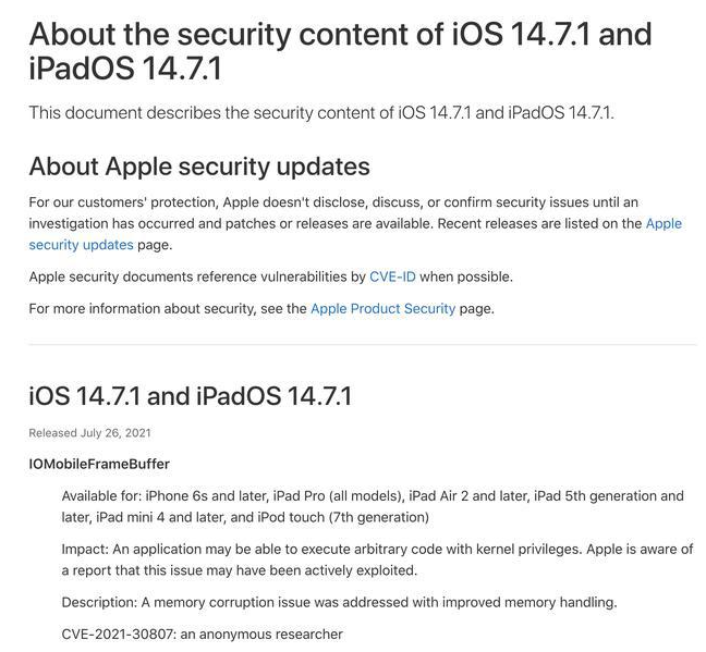 鄂尔多斯苹果手机维修分享iOS 14.7.1 正式版更新内容及升级方法 